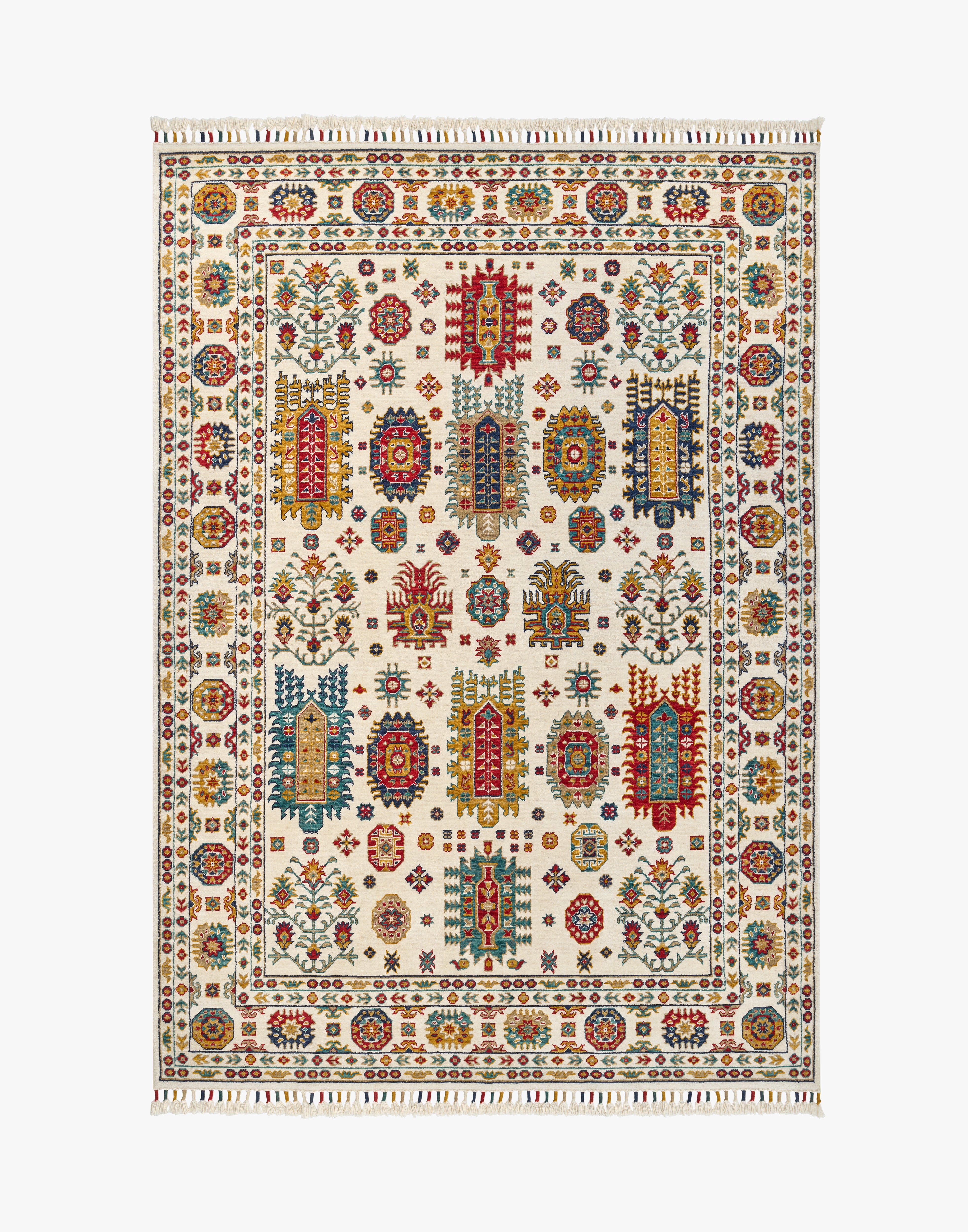 Malaki Kazak Ivory Rug