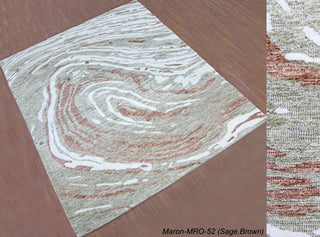 Designer Inspired Samples - Maron Sage Brown - 1.80 X 1.20