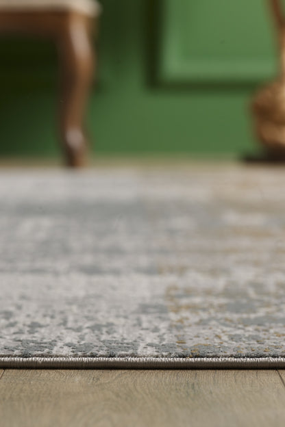 Toros Distressed Ombre Gold / Silver Rug