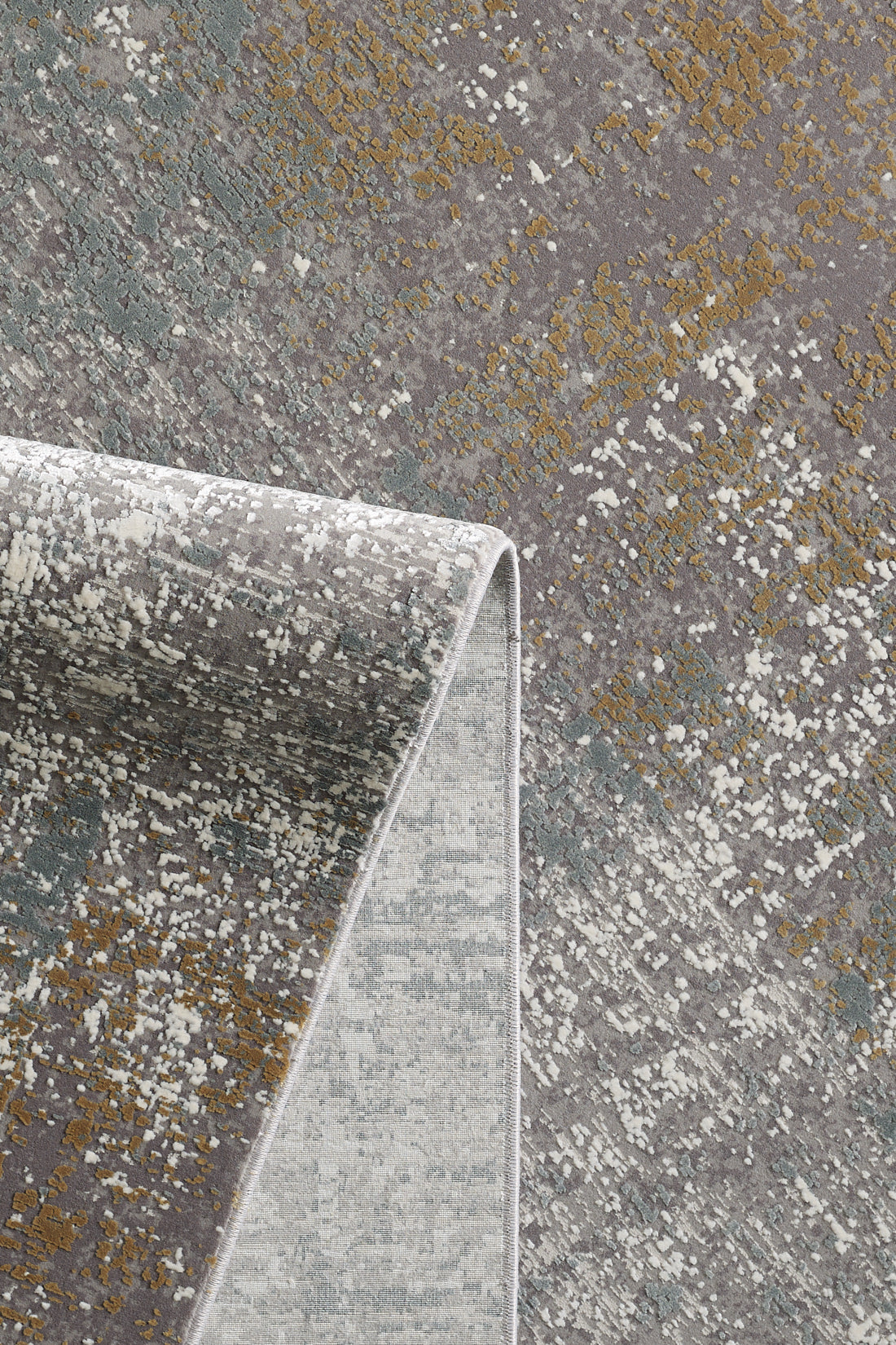 Toros Distressed Ombre Gold / Silver Rug
