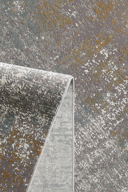 Toros Distressed Ombre Gold / Silver Rug