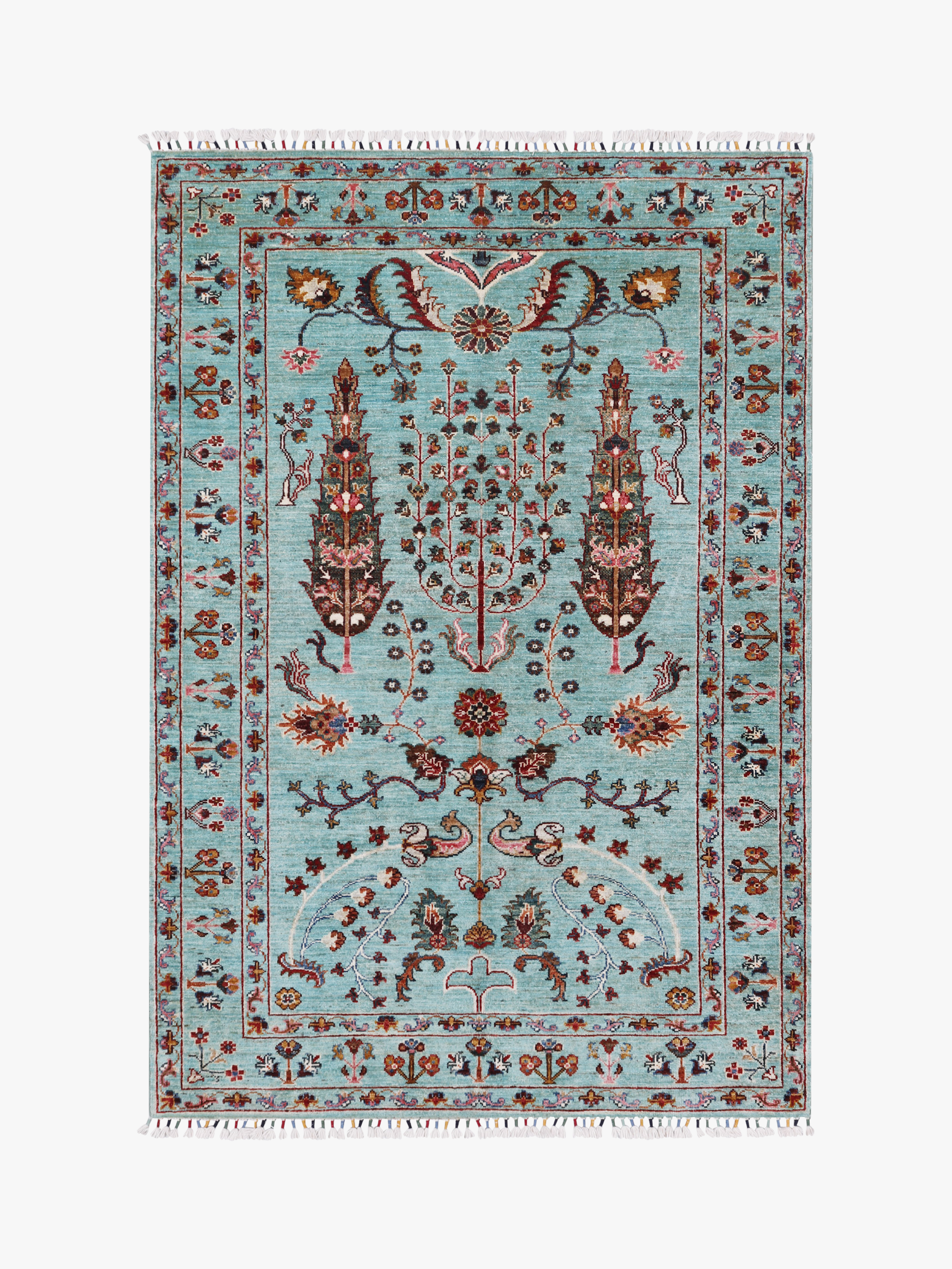 Pictorial Grove Aqua Rug