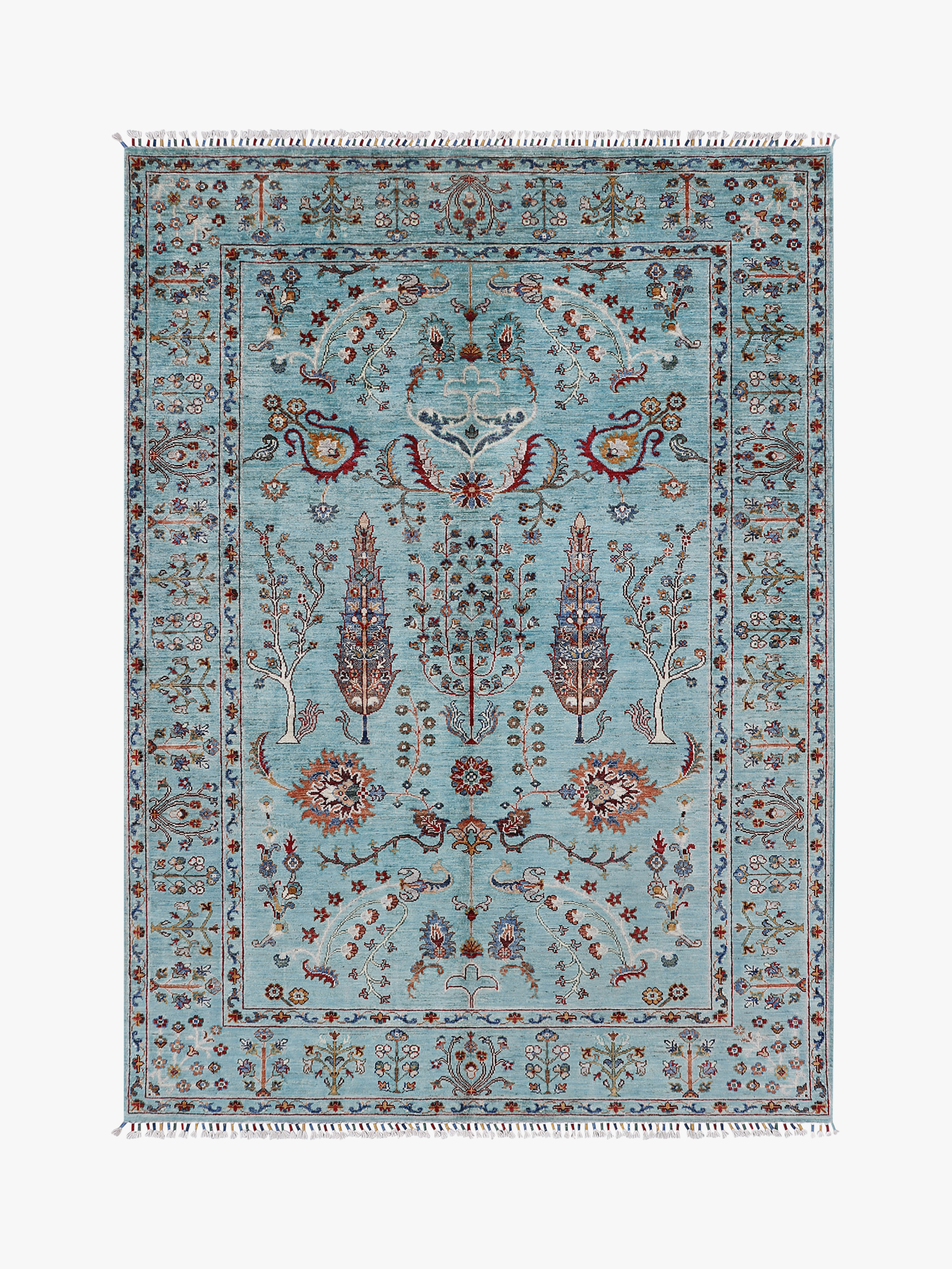 Pictorial Grove Aqua Rug
