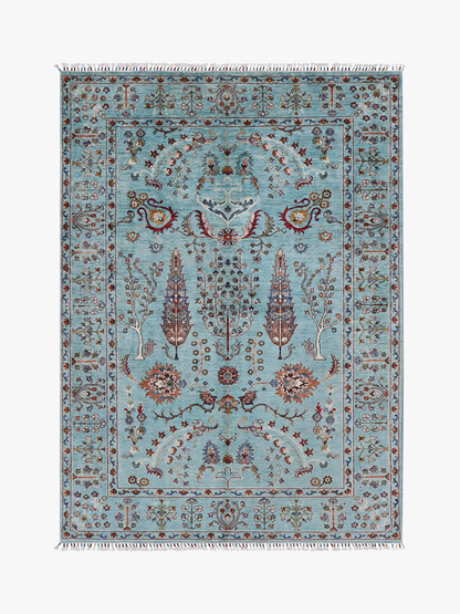 Pictorial Grove Aqua Rug