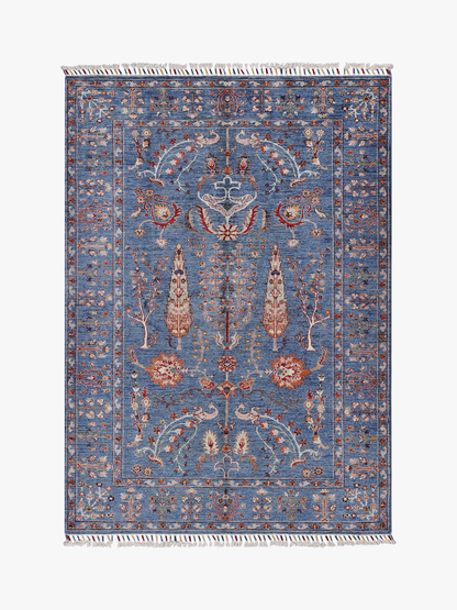 Pictorial Grove Blue Rug