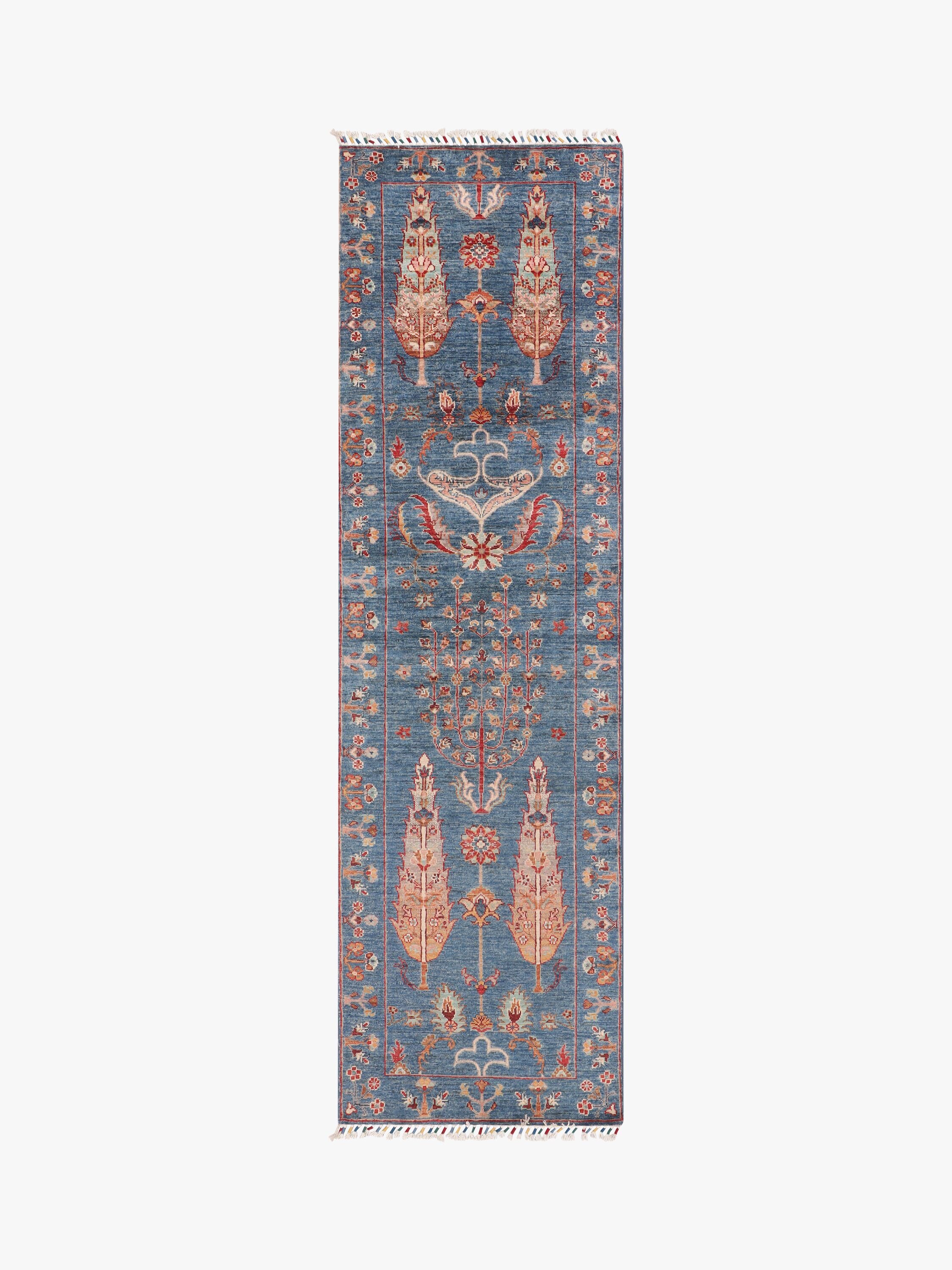 Pictorial Grove Blue Rug