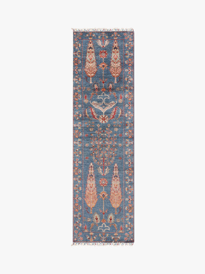 Pictorial Grove Blue Rug