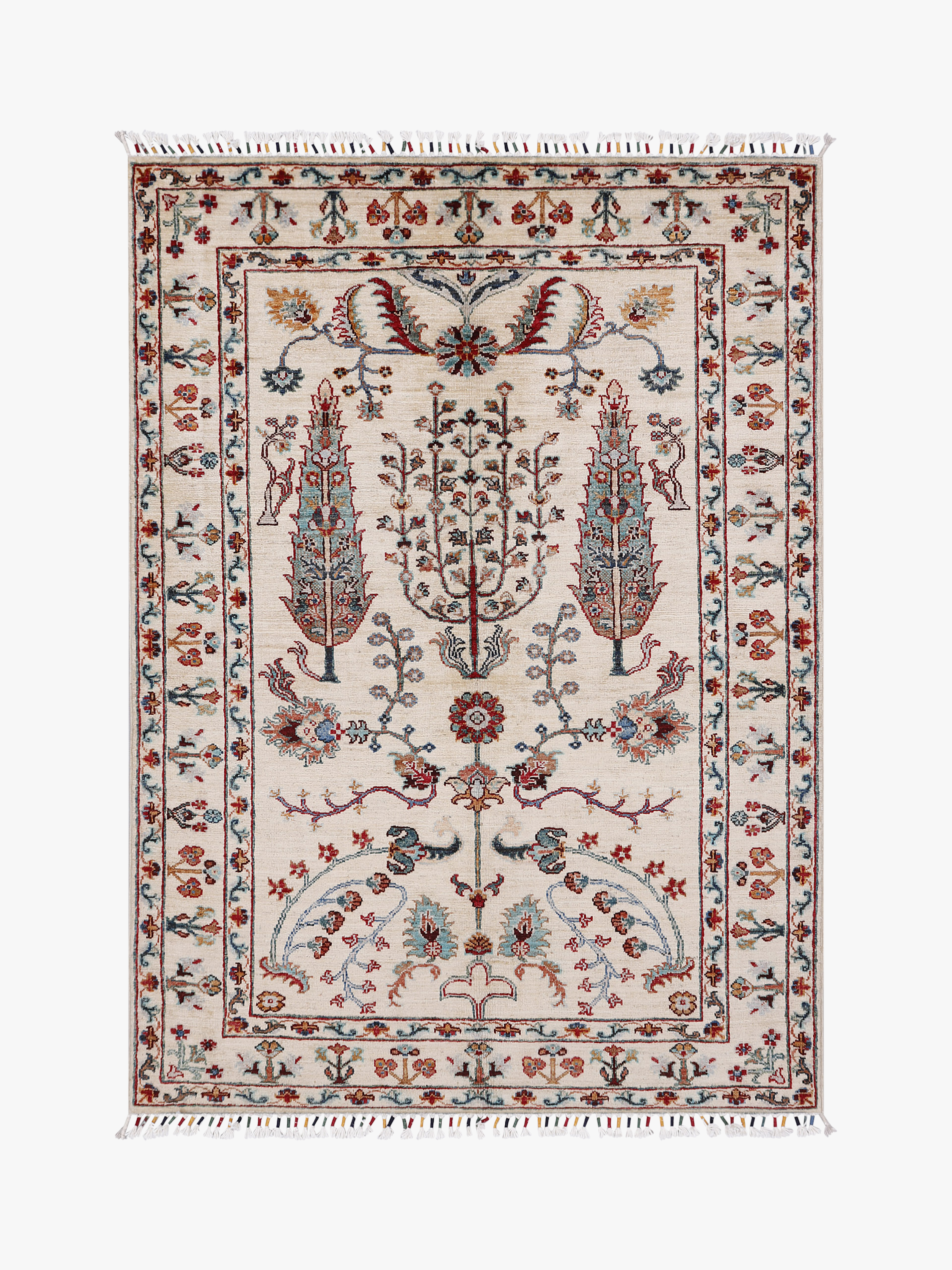 Pictorial Grove Ivory Rug