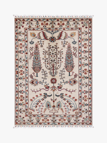Pictorial Grove Ivory Rug