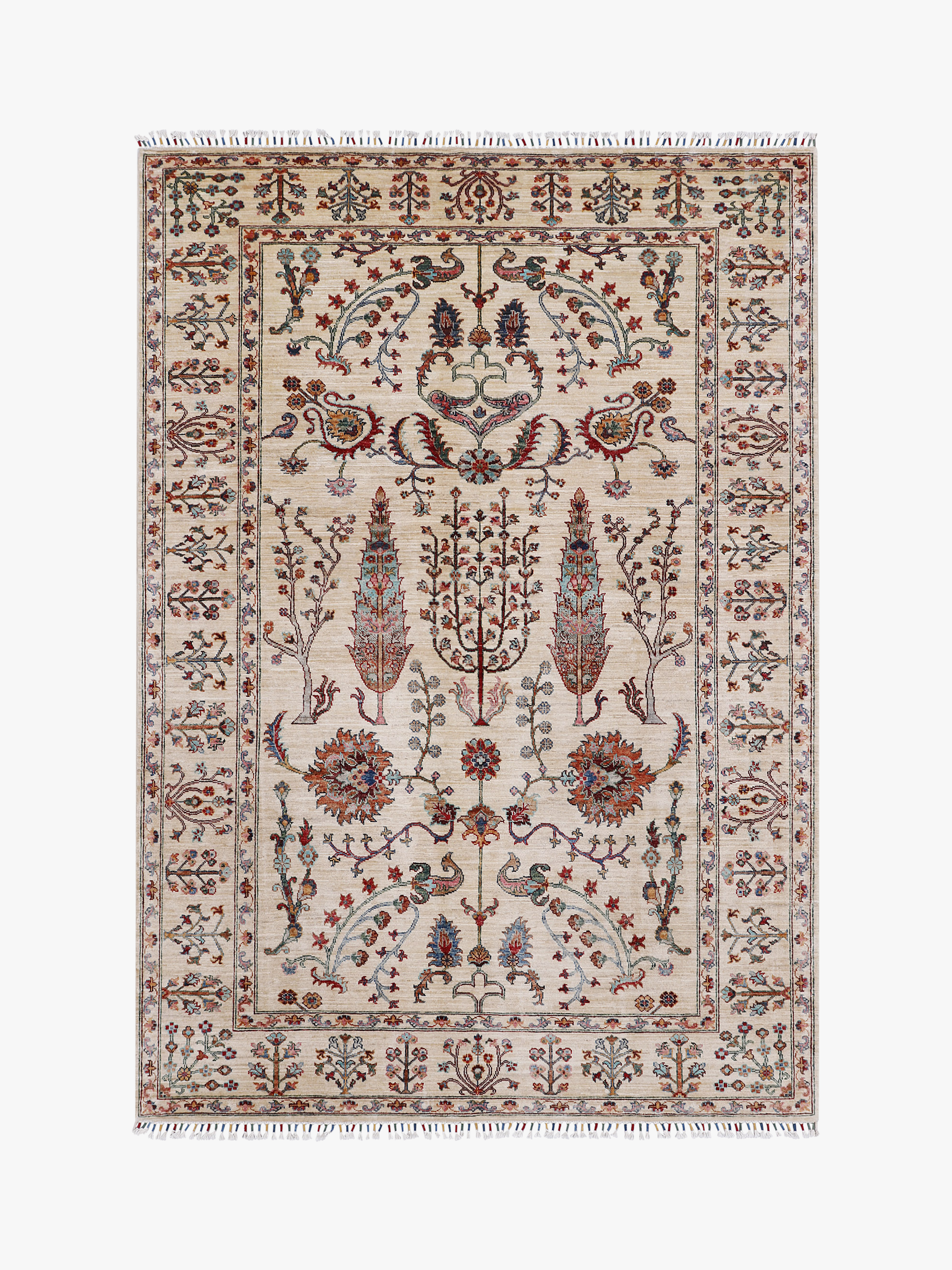 Pictorial Grove Ivory Rug