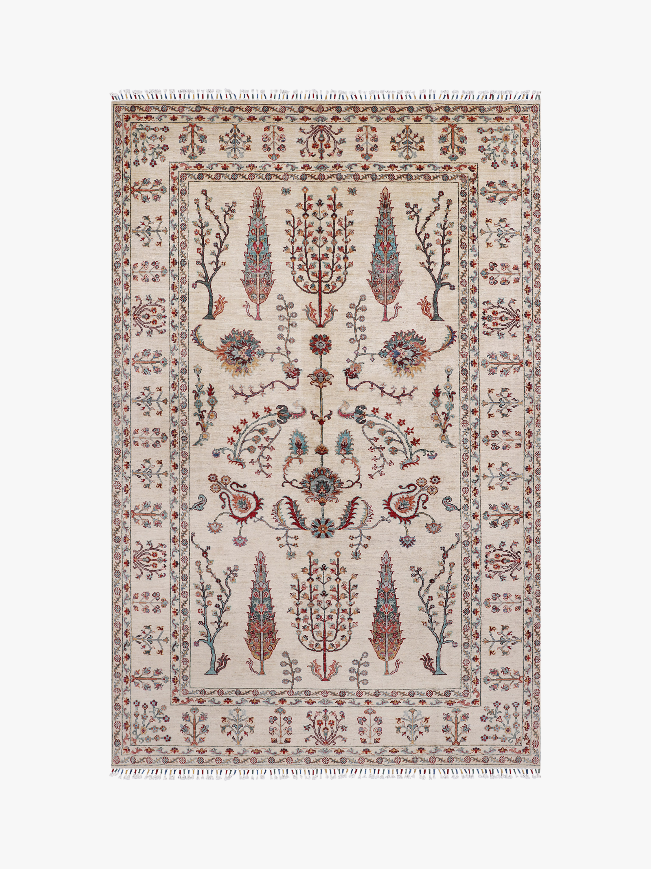 Pictorial Grove Ivory Rug
