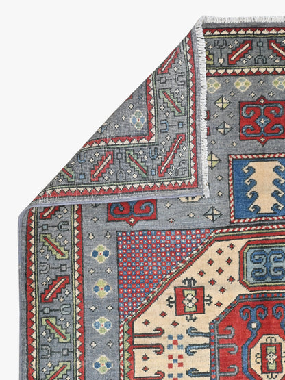 Kazak Grey Rug PC 54337 - 1.65m X 1.25m