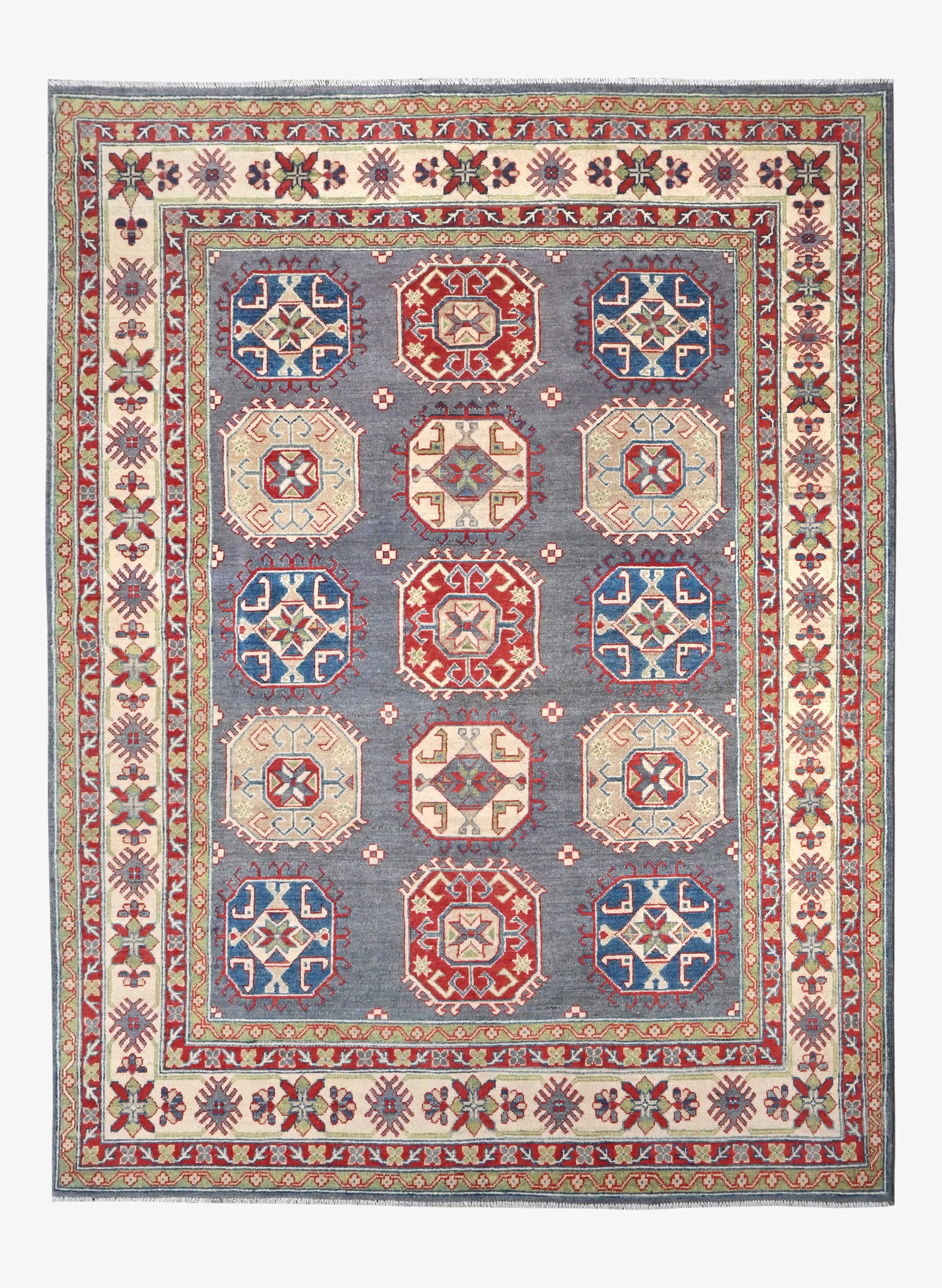 Kazak Grey Rug PC 54348 - 2.51m X 1.80m