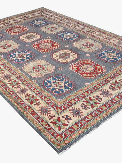 Kazak Grey Rug PC 54348 - 2.51m X 1.80m