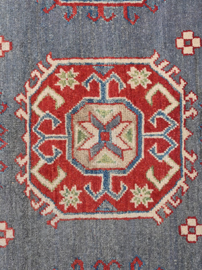 Kazak Grey Rug PC 54348 - 2.51m X 1.80m