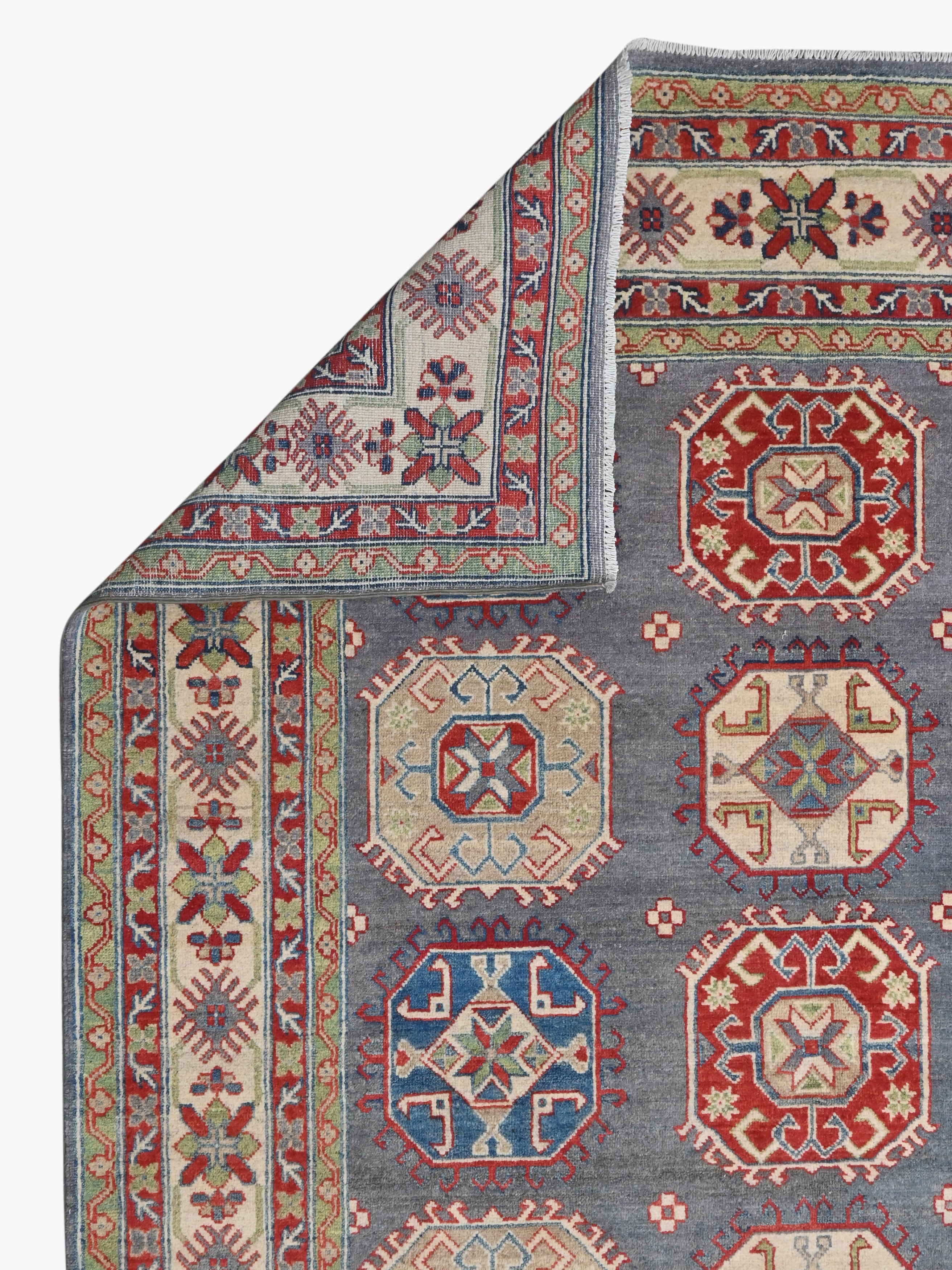 Kazak Grey Rug PC 54348 - 2.51m X 1.80m