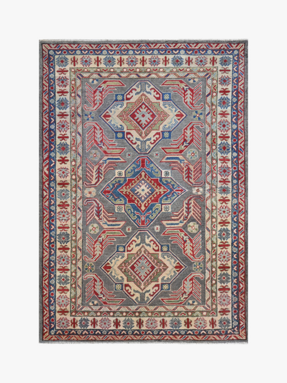 Kazak Grey Rug PC 54338 - 1.83m X 1.23m