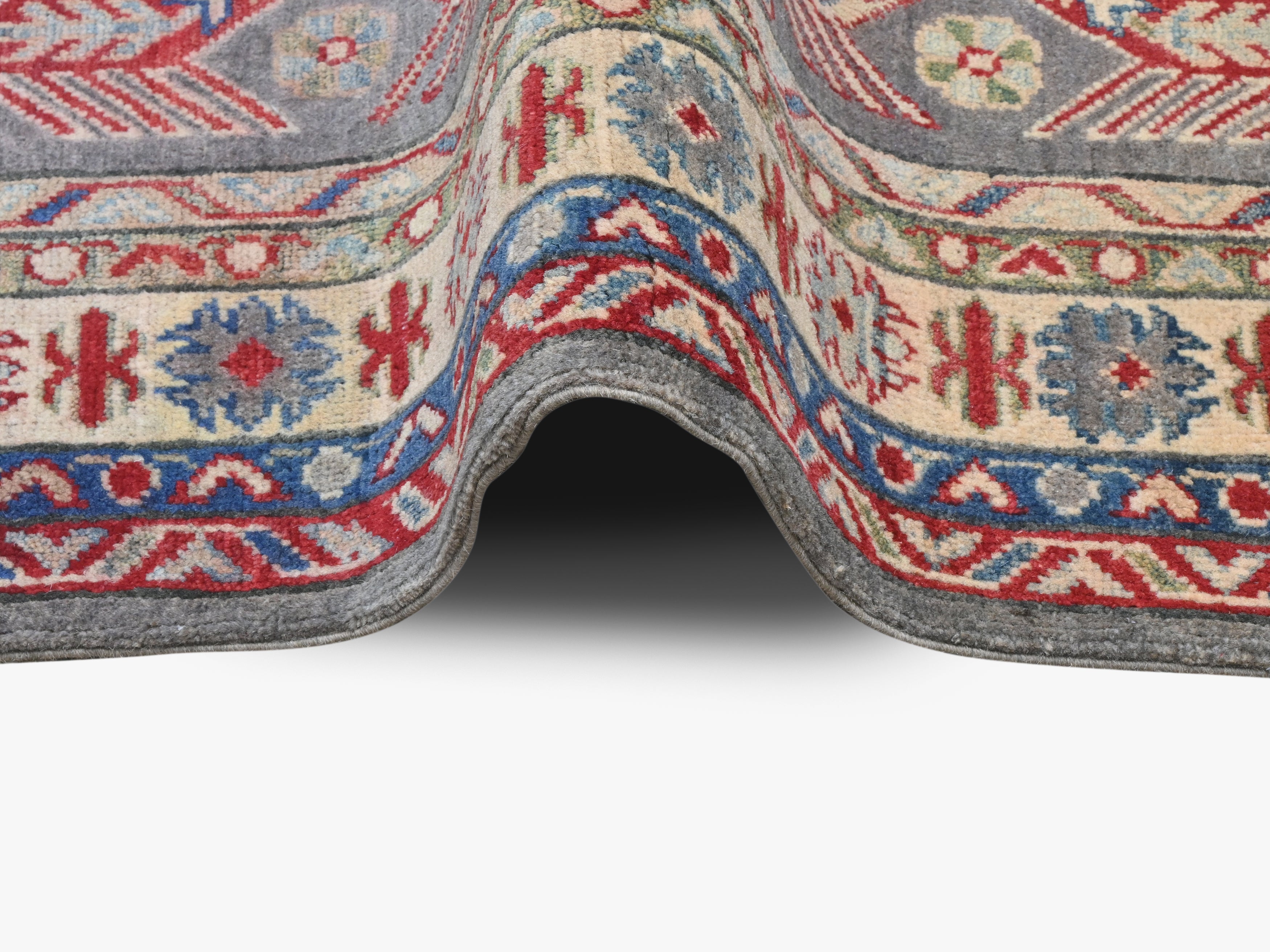 Kazak Grey Rug PC 54338 - 1.83m X 1.23m