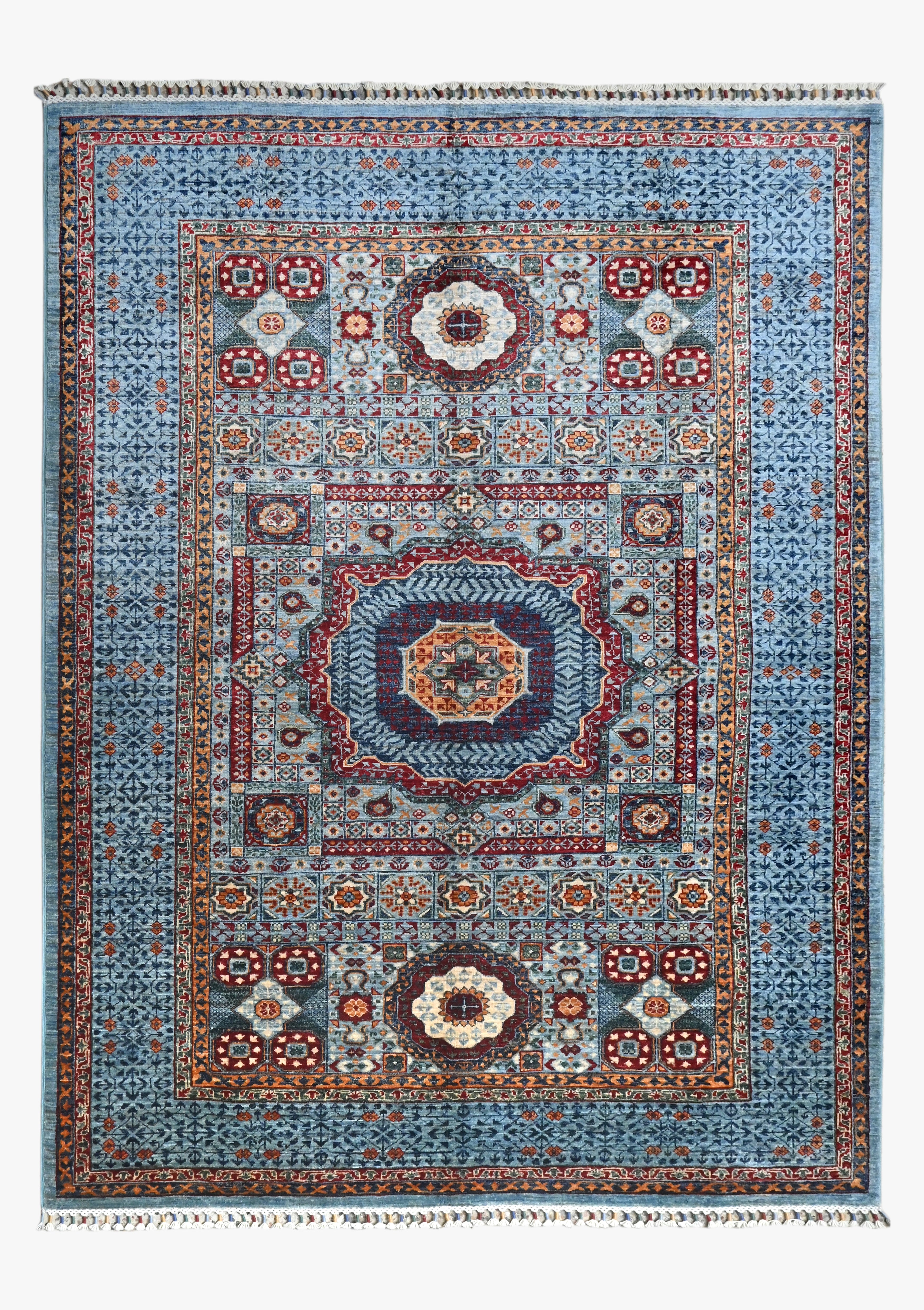 Mamluk Blue Rug PC 54330 - 2.42m X 1.75m