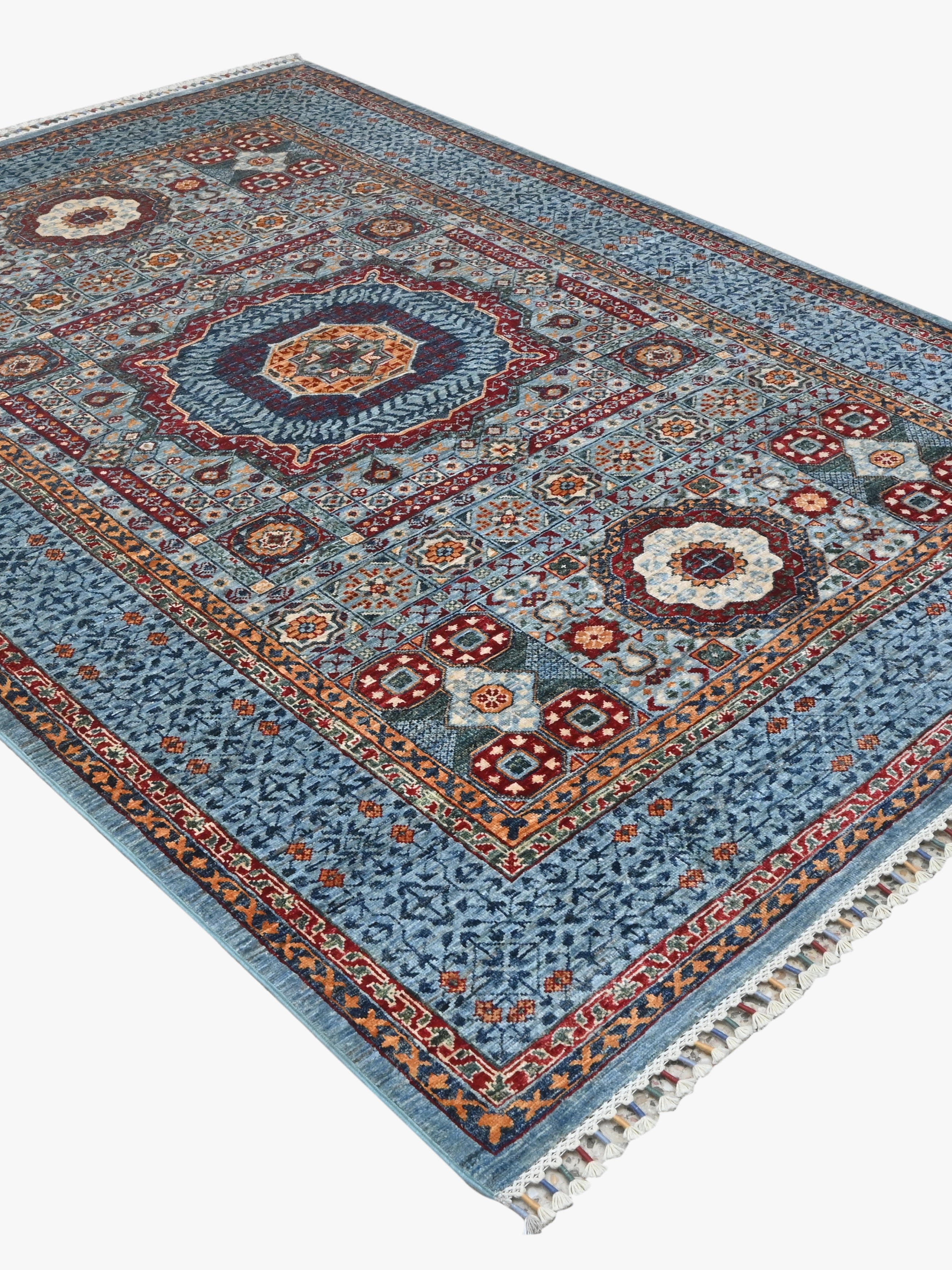 Mamluk Blue Rug PC 54330 - 2.42m X 1.75m