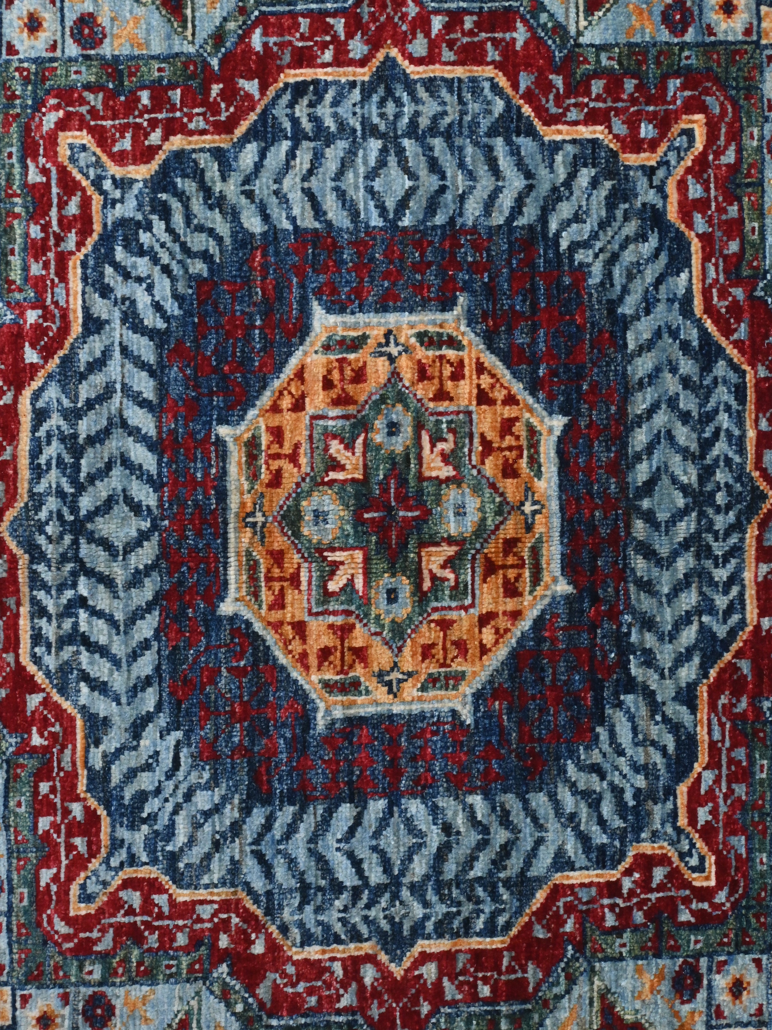 Mamluk Blue Rug PC 54330 - 2.42m X 1.75m