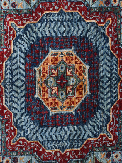 Mamluk Blue Rug PC 54330 - 2.42m X 1.75m