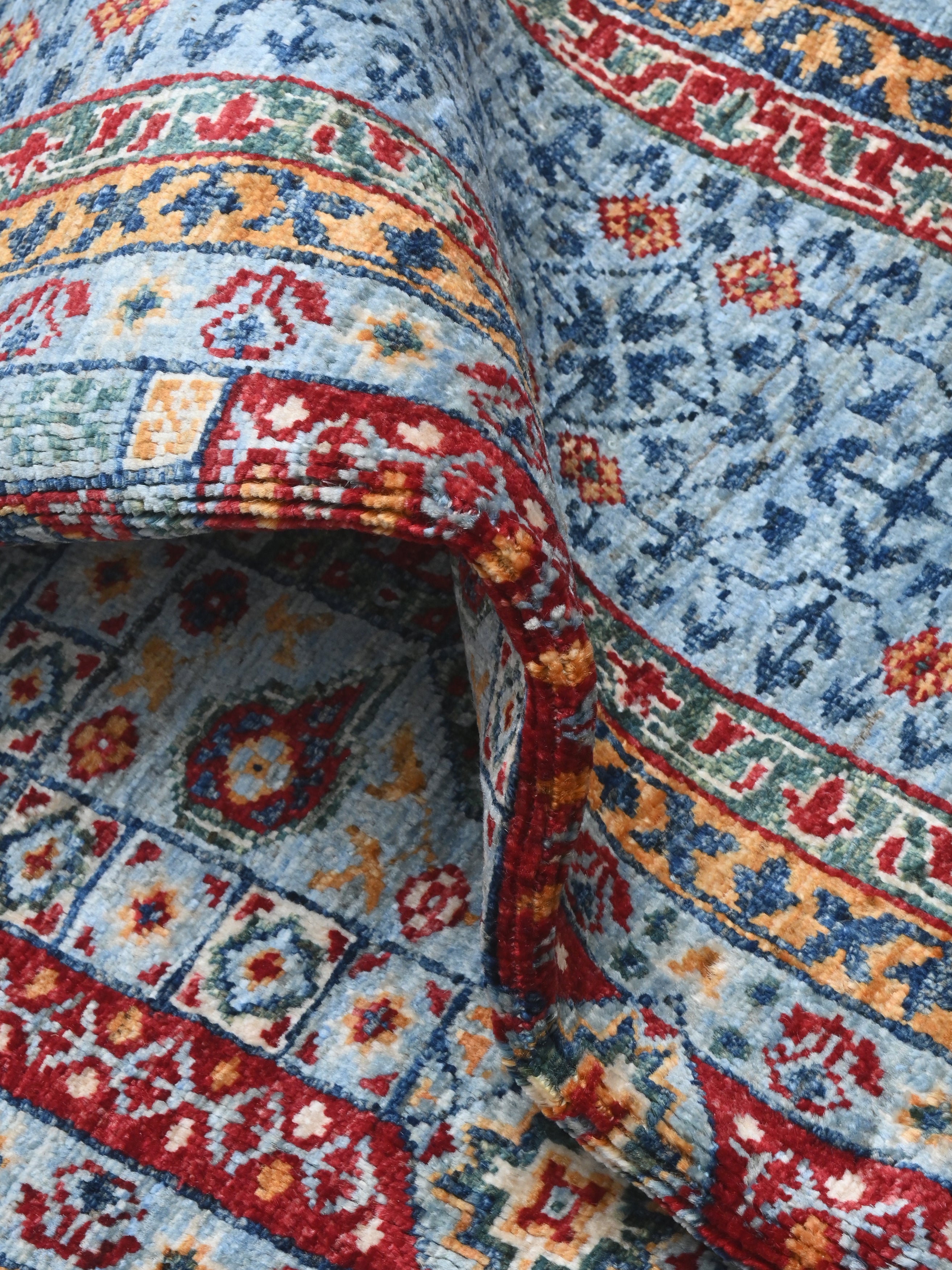 Mamluk Blue Rug PC 54330 - 2.42m X 1.75m
