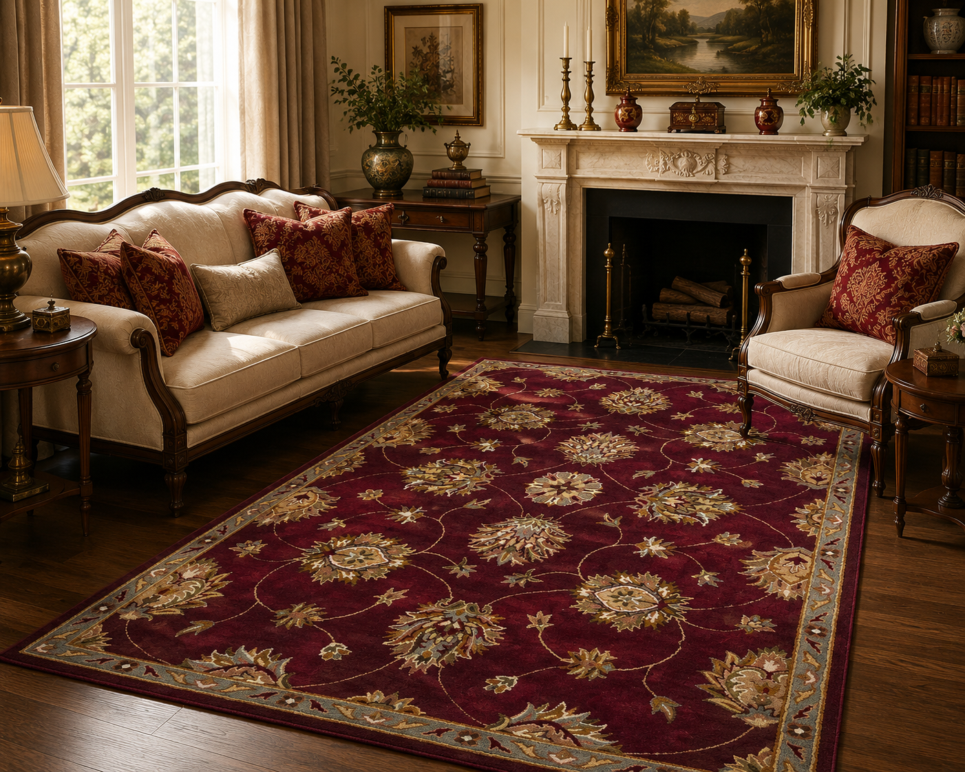 Sarnath Red Rug