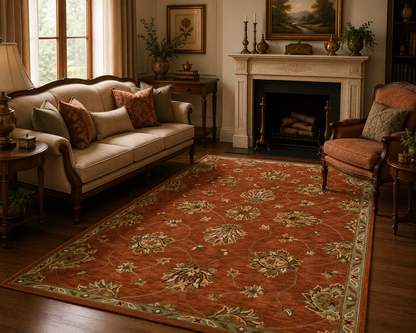 Sarnath Rust Rug