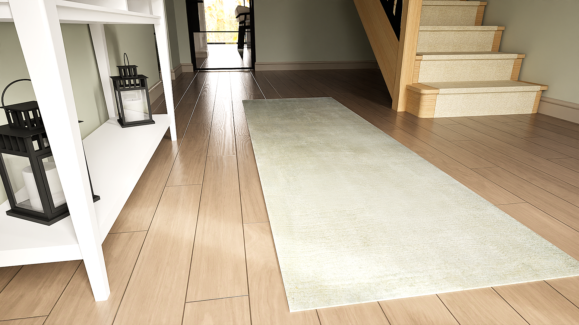 Savannah Cool Grey Runner Rug