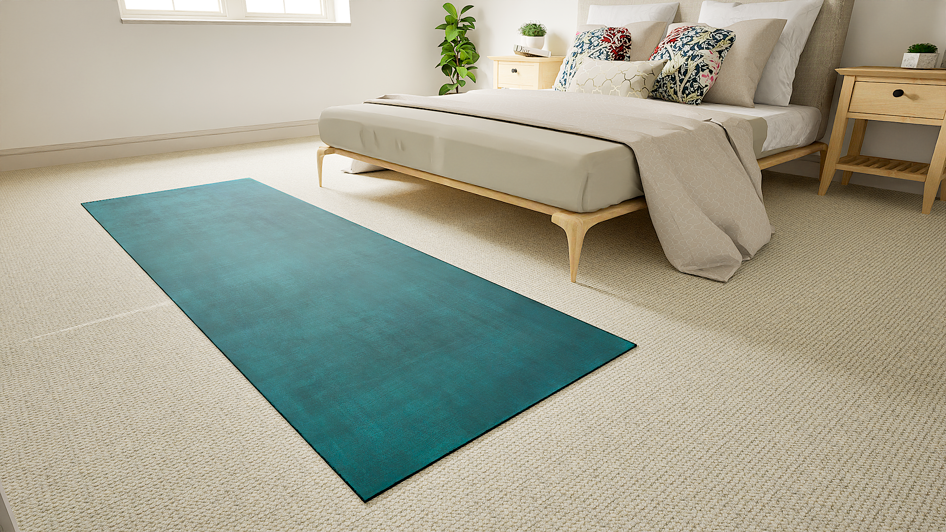 Savannah Peacock Runner Rug