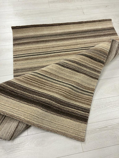 Spice Nutmeg Stripe Rug