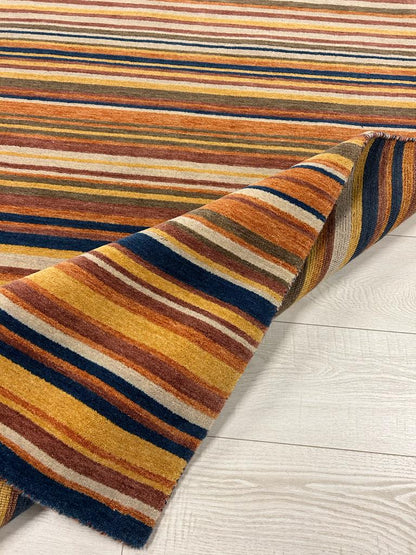 Spice Paprika Runner Stripe Rug