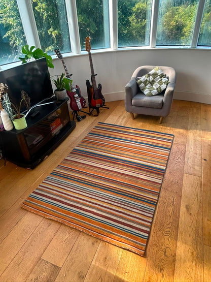 Spice Paprika Stripe Rug