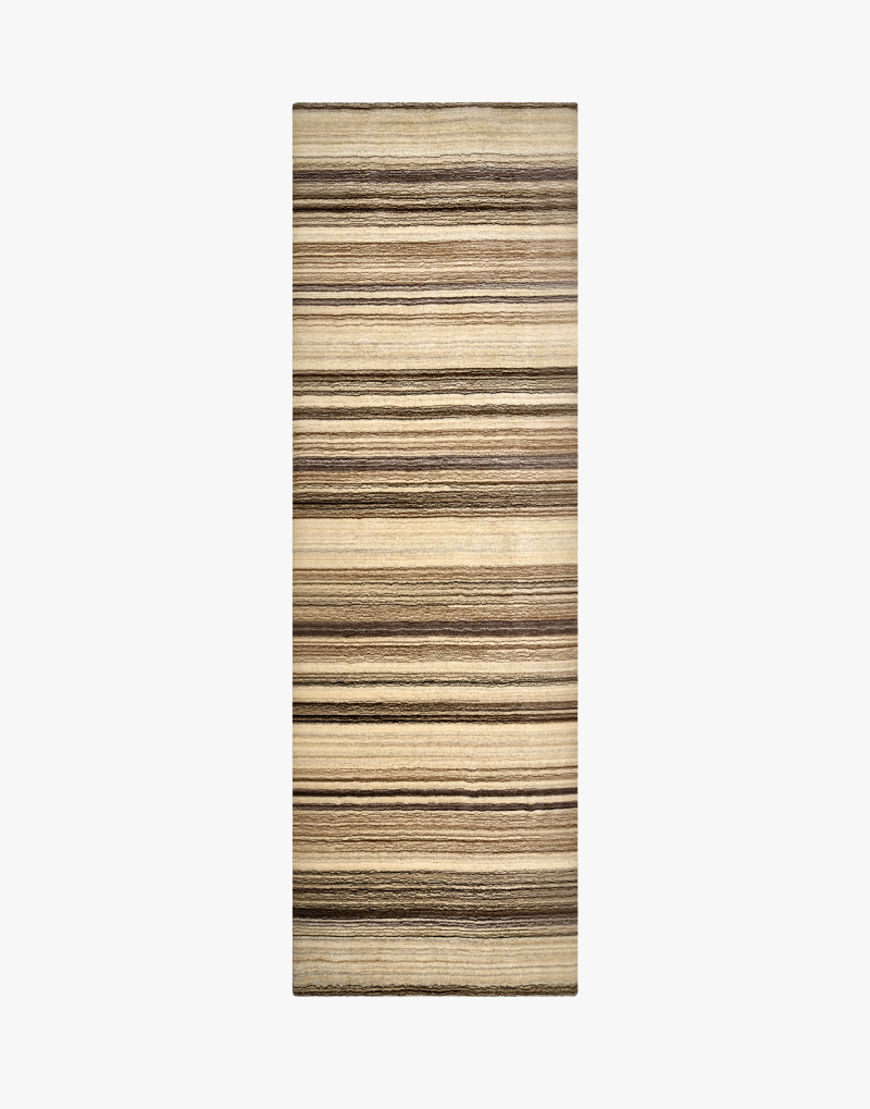 Spice Nutmeg Runner Stripe Rug