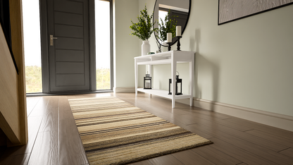 Spice Nutmeg Runner Stripe Rug