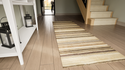 Spice Nutmeg Runner Stripe Rug