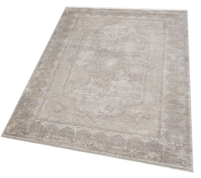 Toros Distressed Medallion Natural Rug