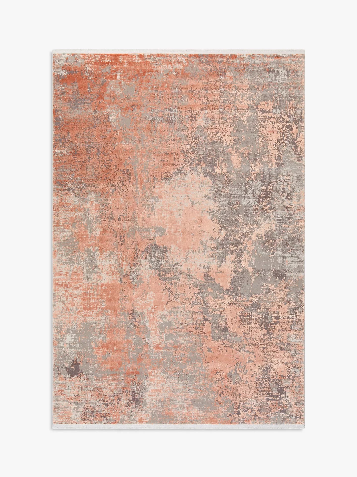 Toros Distressed Ombre Terracotta Pink Rug