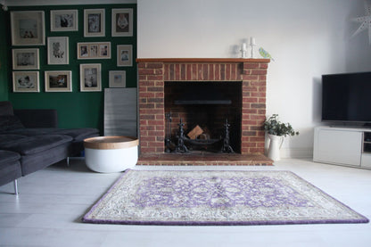 Buckingham Cassis Ivory Rug