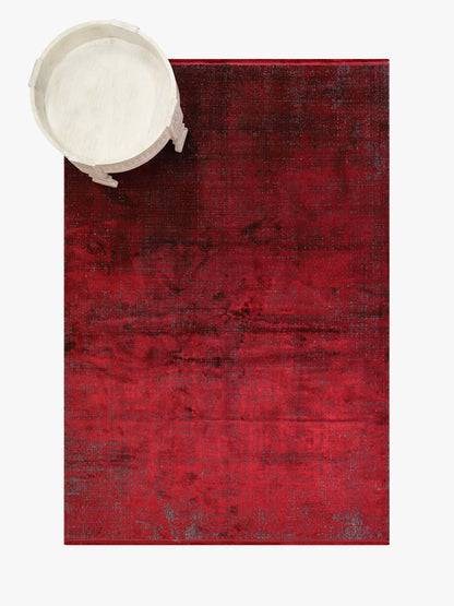 Colore Distressed Claret Rug