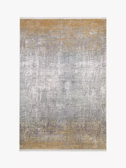 Toros Distressed Ombre Gold / Silver Rug