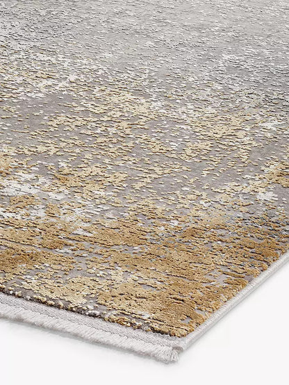 Toros Distressed Ombre Gold / Silver Rug