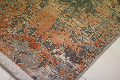 Toros Distressed Ombre Terracotta Pink Rug
