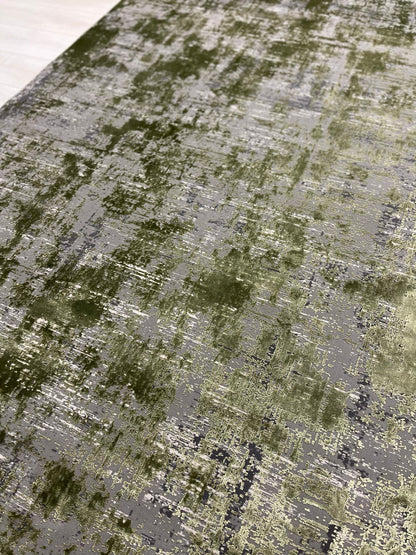 Toros Distressed Ombre Green Rug