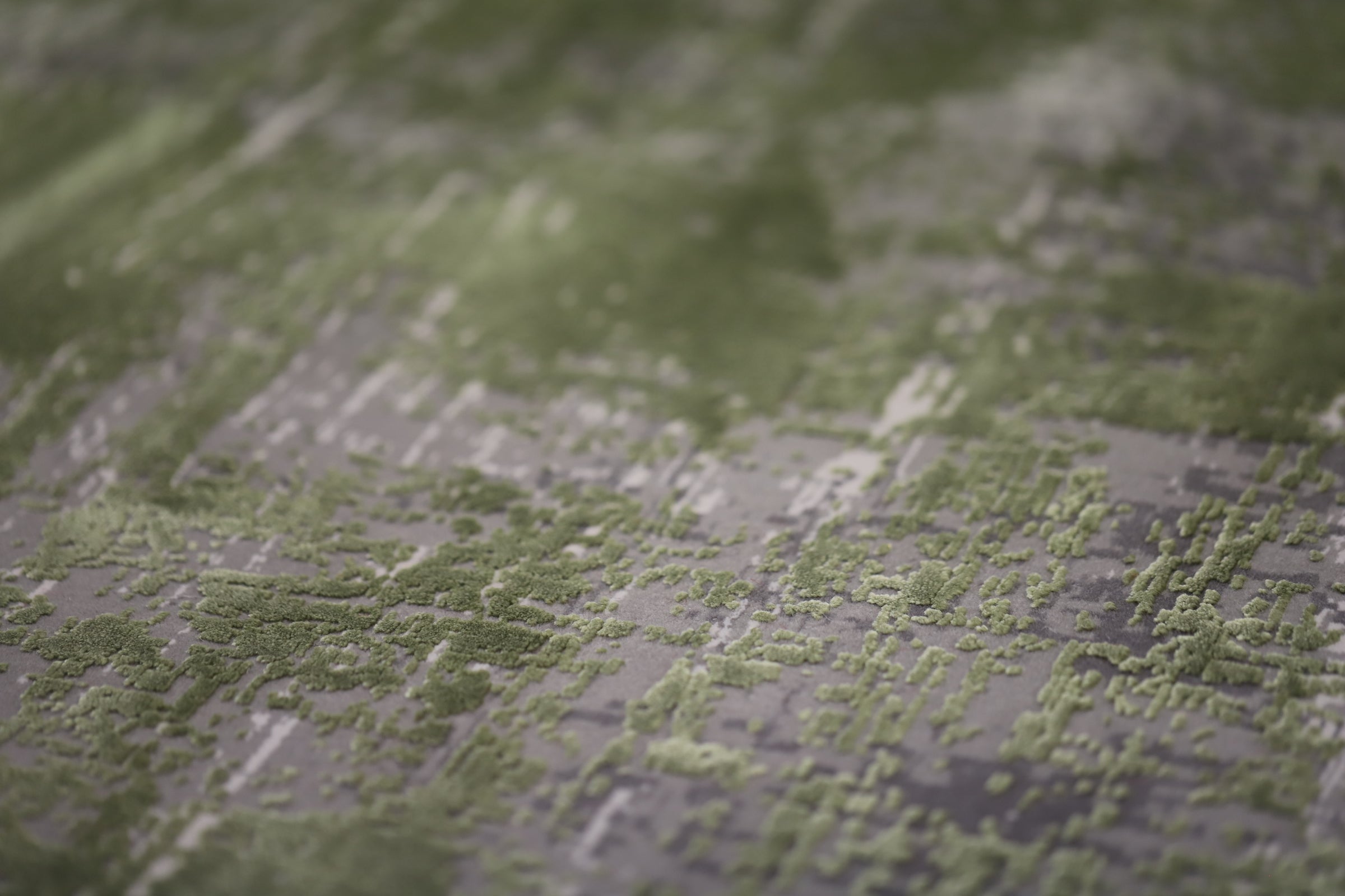 Toros Distressed Ombre Green Rug