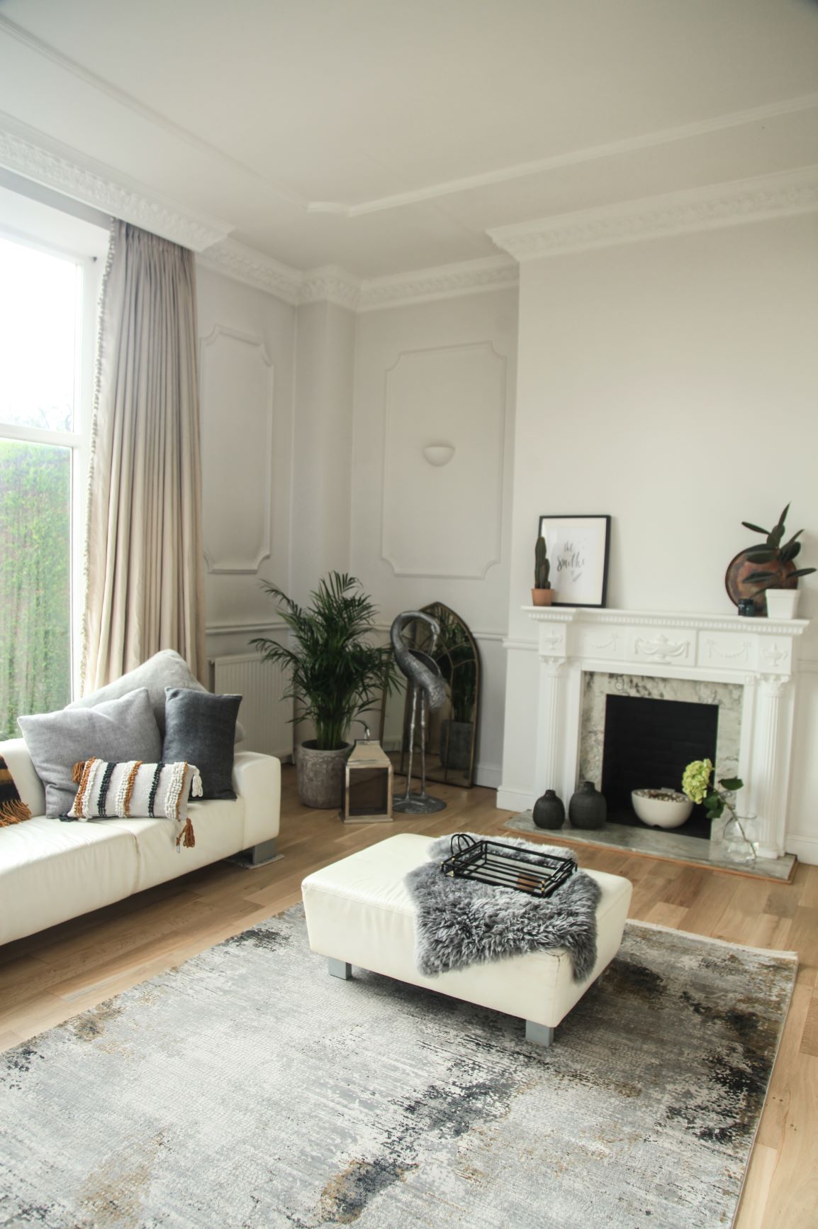 Toros Distressed Illusion Frost Grey Rug