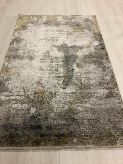 Toros Distressed Illusion Frost Grey Rug