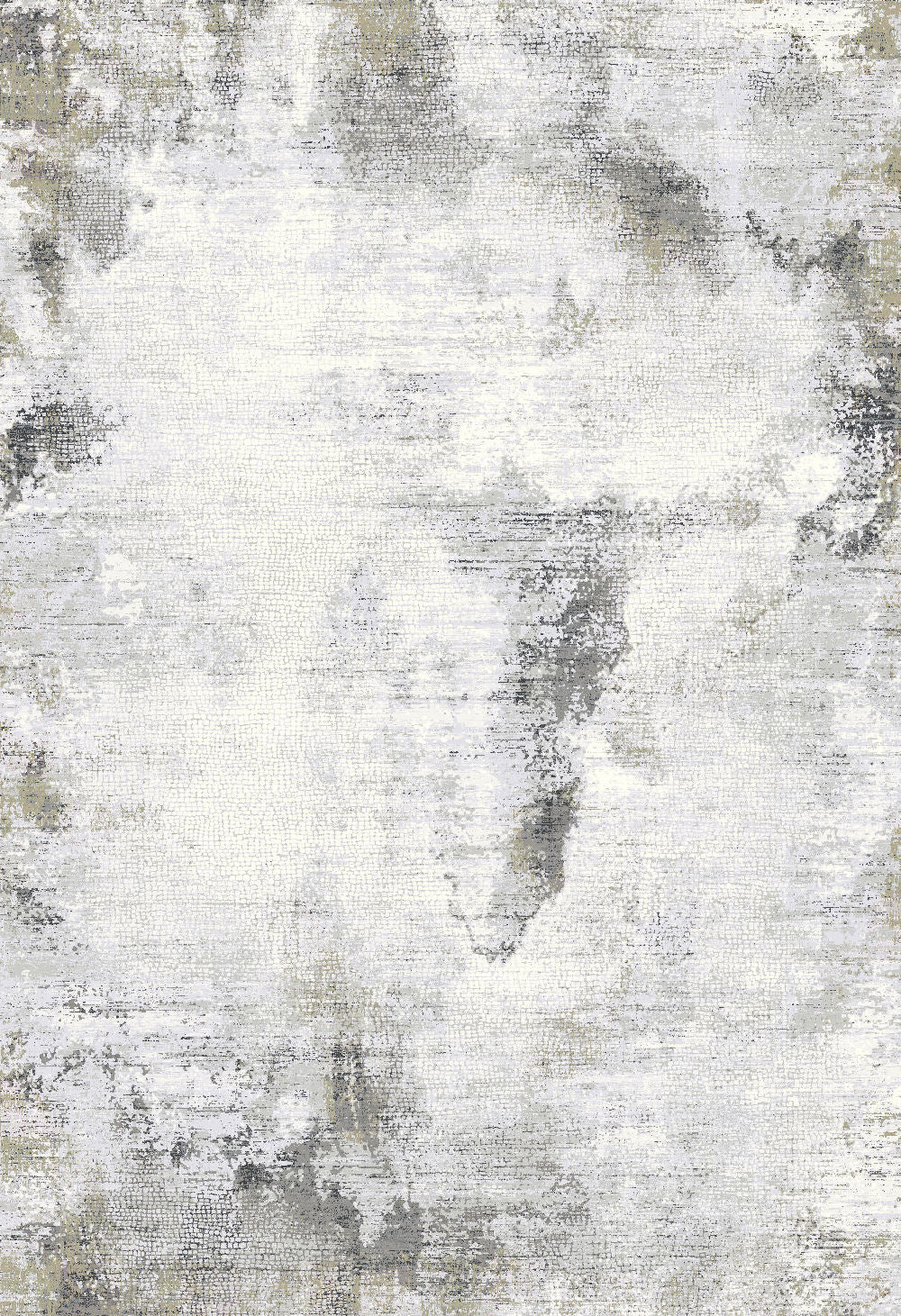 Toros Distressed Illusion Frost Grey Rug