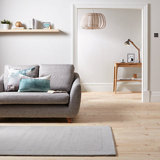 Designer Inspired Samples - Wool Loop Light Grey -